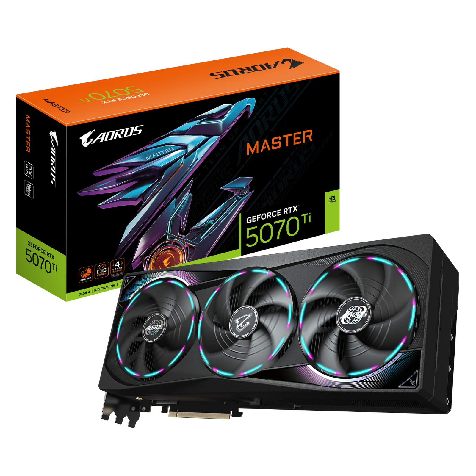 AORUS GeForce RTX 5070 Ti MASTER 16G